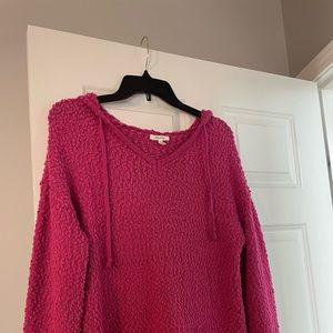 Maurices hot pink hoodie size medium